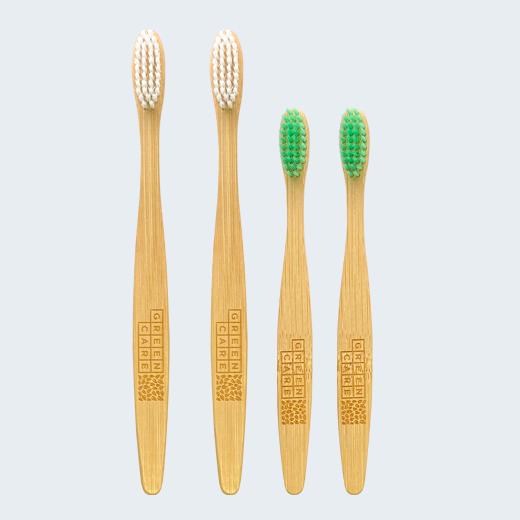 Cepillo de Dientes de Bambú Green Care Adulto/Niño